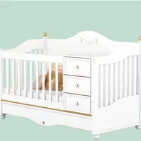 سرویس کامل تخت و کمد نوزاد و کودک ساحل چوب|تخت و سرویس خواب|اندیشه, اندیشه فاز ۳|دیوار