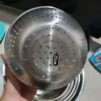 لگن و آبکش استیل