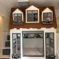 استثنائی ترین تخت دو طبقه ، مدل کلبه انگلیسی