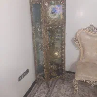 بوفه و آینه و شمعدان ها رویه برنجی