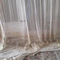 پرده حریر عرض و طول ۲در ۲|پرده، رانر، رومیزی|تهران, وردآورد|دیوار