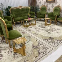 مبل استیل کاملا سالم در حد نو