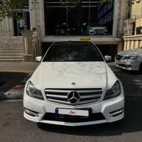بنز c200 سفید 2013