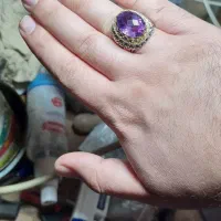 انگشتر نقره آمیتیس دستساز|جواهرات|اراک, |دیوار