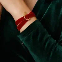 چوکر و دستبند مخمل یلدایی