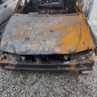 پراید ۱۱۱ مدل ۹۴ ماشین سوخته