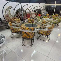 صنولی تاشودونفره چهارنفره چوب و فلز روسی بسته بندی|صندلی و نیمکت|کاشان, دشت لتحر|دیوار