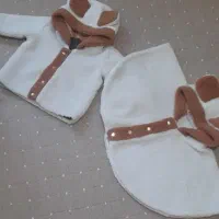 کاپشن و شنل تدی بچگانه