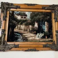 تابلو فرش کوچه باغ قدیمی