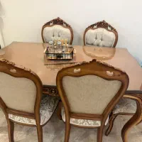 میز ناهار خوری ۶ نفره چستر ایتالیا|میز و صندلی غذاخوری|تهران, آشتیانی|دیوار