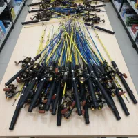 چوب و چرخ و لنسر ماهیگیری قدرتمند و نشکن بسیارسبک