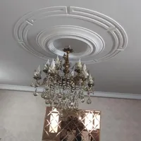 لوستری برنزی شش شاخه|لوستر و چراغ آویز|تهران, گمرک|دیوار