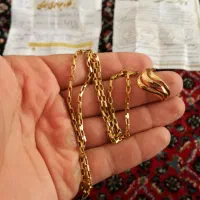 انگشتر با زنجیر طلا