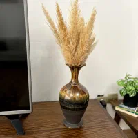 دو‌ عدد گلدان ست بهمراه گل|گل مصنوعی|کرمانشاه, |دیوار