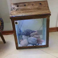 اکواریوم کلبه ای زیبا