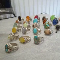 انگشتر نقره حراج