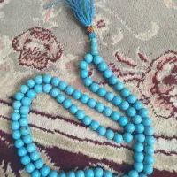 تسبیح سایز بزرگ فیروزه نیشابور اصل ۱۰۱عددی