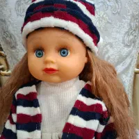 عروسک چشم آبی با کت و کلاه|اسباب‌‌بازی|چالوس, |دیوار