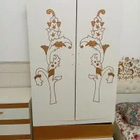 تخت ودوپاتختی وکمدومیزآرایش|تخت و سرویس خواب|قم, شهرک طالقانی|دیوار