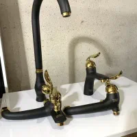 فروش شیرآلات مشکی طلایی چک صیادی