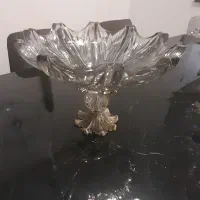 سرویس کریستال پایه برنز|ظروف سرو و پذیرایی|کرج, باغستان|دیوار