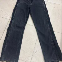 شلوار جین zara orjinal سایز38 رنگ ذغالی