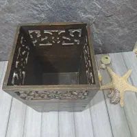 سطل کنار سالنی،(چوبی)|صنایع دستی و سایر لوازم تزئینی|قم, پردیسان|دیوار