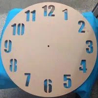 چوب ام دی اف خام برش خورده ساعت مناسب رزین|ساعت دیواری و تزئینی|رشت, کوی مهر|دیوار