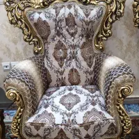 مبل سلطنتی نونو ۹نفره مناسب جهیزیه ورقه طلا