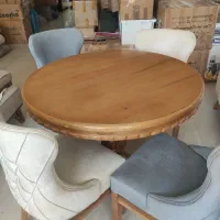 میز و صندلی غذا خوری ۴ نفره چوبی