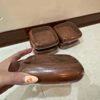 ظروف چوبی پذیرایی مارک treeti چوب گردو