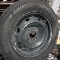 تایر زاپاس ۱۸۵،۱۴ در حد فابریک چنباری استفاده شده