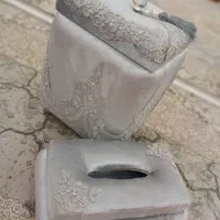 جا دستمالی و سطل زباله