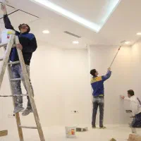 کناف نورمخفی نقاشی ساختمان لاین نوری