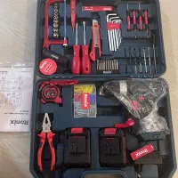 کیت دریل شارژی RS-8018 رونیکس همراه ست ابزار