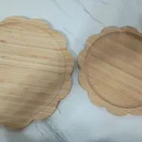 سینی های چوبی شکل گل