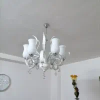 لوستر کلاسیک 2 عدد در حد نو|لوستر و چراغ آویز|ری, علایین|دیوار