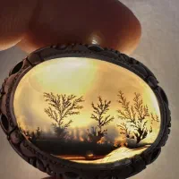 انگشترشجر کلکسیونی منظره دار