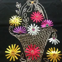 تابلو گلدوزی کاردست