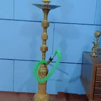 قلیان برنجی طلایی