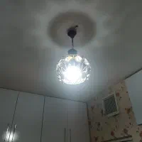 لوستر آینه ای 10شاخه و یک عدد 1 شاخه