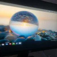 مانیتور ۲۴ اینچ فرم لس HDMI دار در حد نو