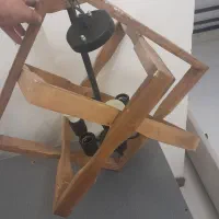 لوستر چوبی