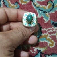 انگشتر نقره جواهری اوپال