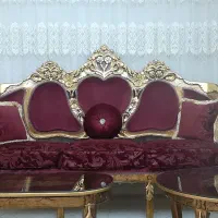 مبل استیل هفت گل ۹ نفره