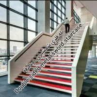 نرده و پله های، خاص و مدرن از شیشه، چوب، فلز|مصالح و تجهیزات ساختمان|یزد, |دیوار