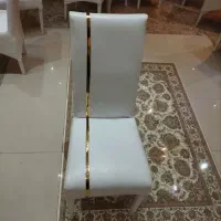 صندلی تالاری سفید طلایی