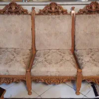 فروش فوری مبل راحتی هشت نفره با میز بزرگ چوب راش|مبلمان خانگی و میز عسلی|تهران, سازمان برنامه جنوبی|دیوار