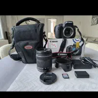 دوربین کنون canon 750d+همراه لنز  و محافظ