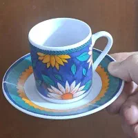 سرویس چای خوری طرح گل بابونه و آفتابگردان|ظروف سرو و پذیرایی|تهران, امین حضور|دیوار